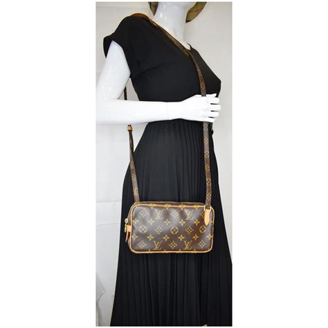 louis vuitton pochette marly bandouliere bag|LOUIS VUITTON Monogram Pochette Marly Bandouliere.